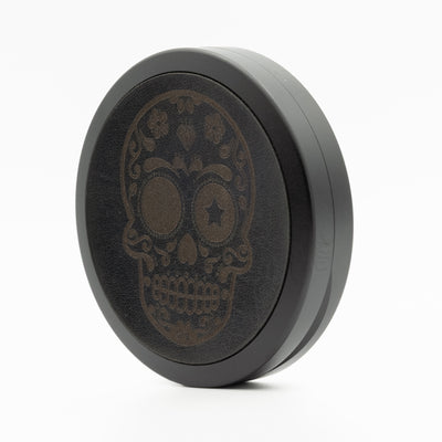 Icetool Leatherface Black Sugar Skull Nicotine Pouches Refill Tin Side View