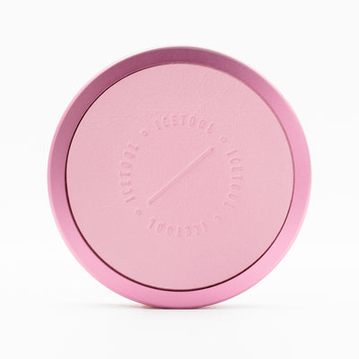 Icetool Slim Can Leatherface Candy Pink / Pink Powder Nicotine Pouches Refill Tin Front View