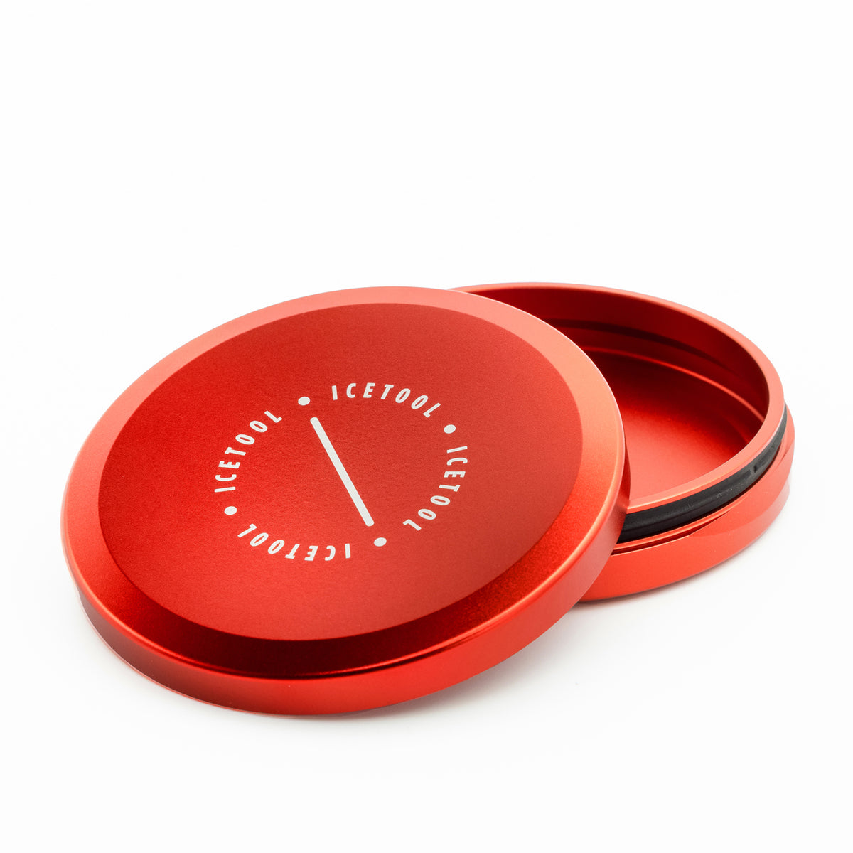 Icetool Slim Can Red Nicotine Pouches Refill Tin Open View