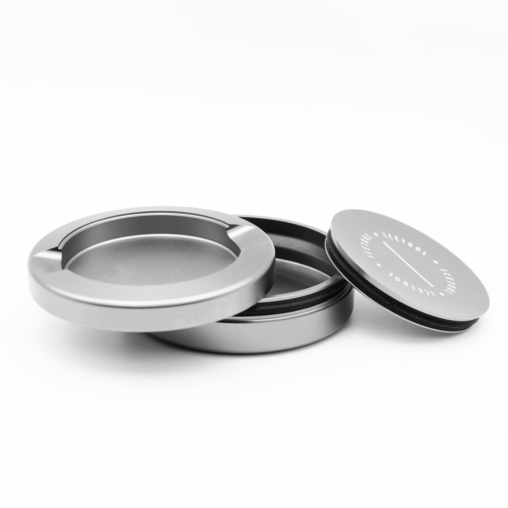 Icetool The Can Silver Nicotine Pouch Refill Tin Open View