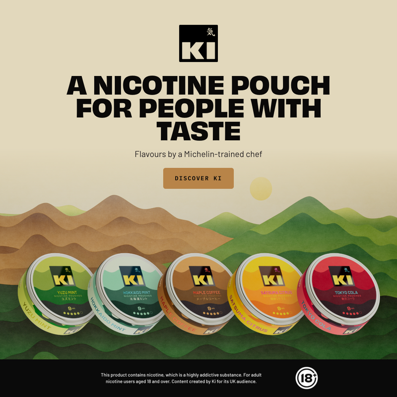 KI nicotine pouches