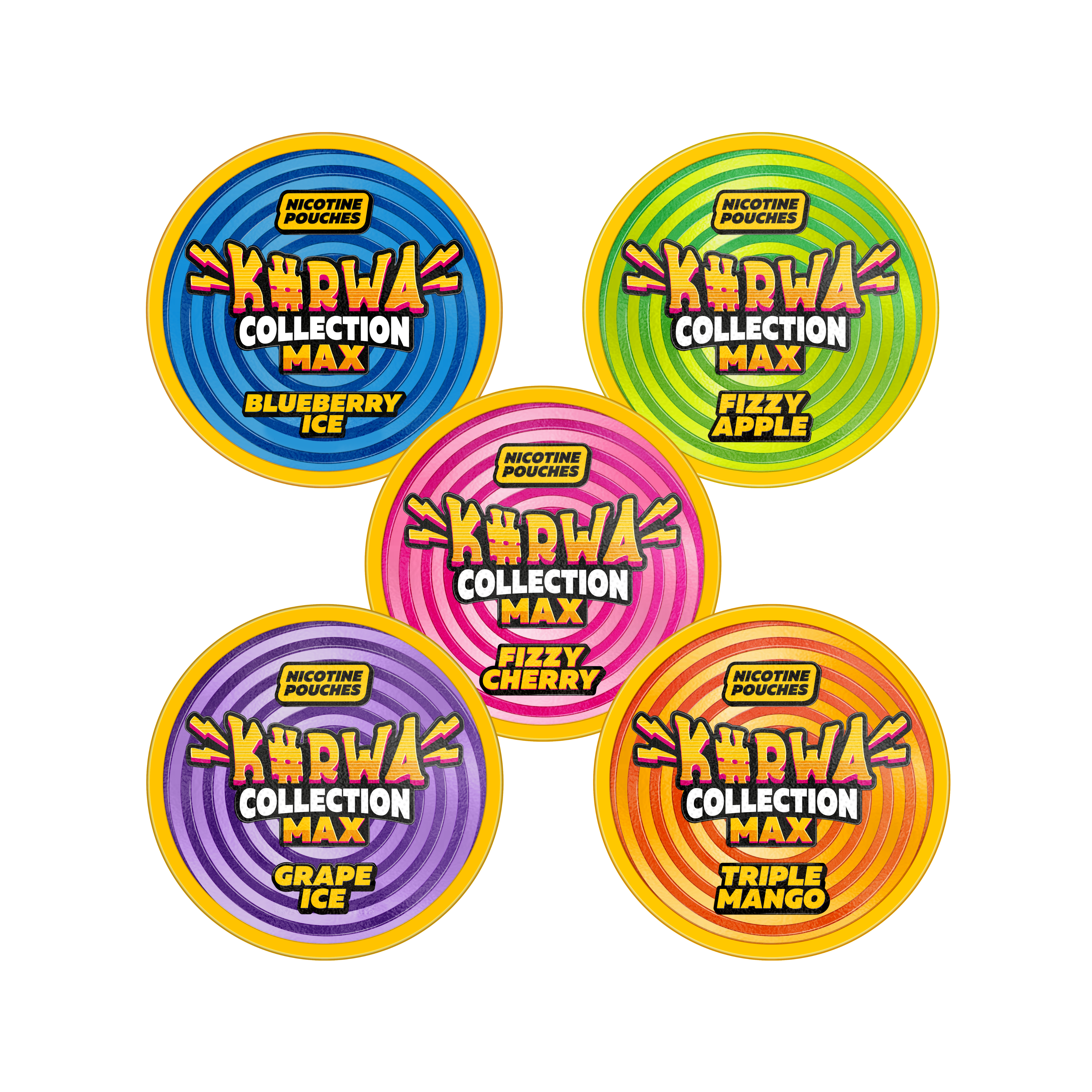Kurwa Collection Max Nicotine Pouch Bundle