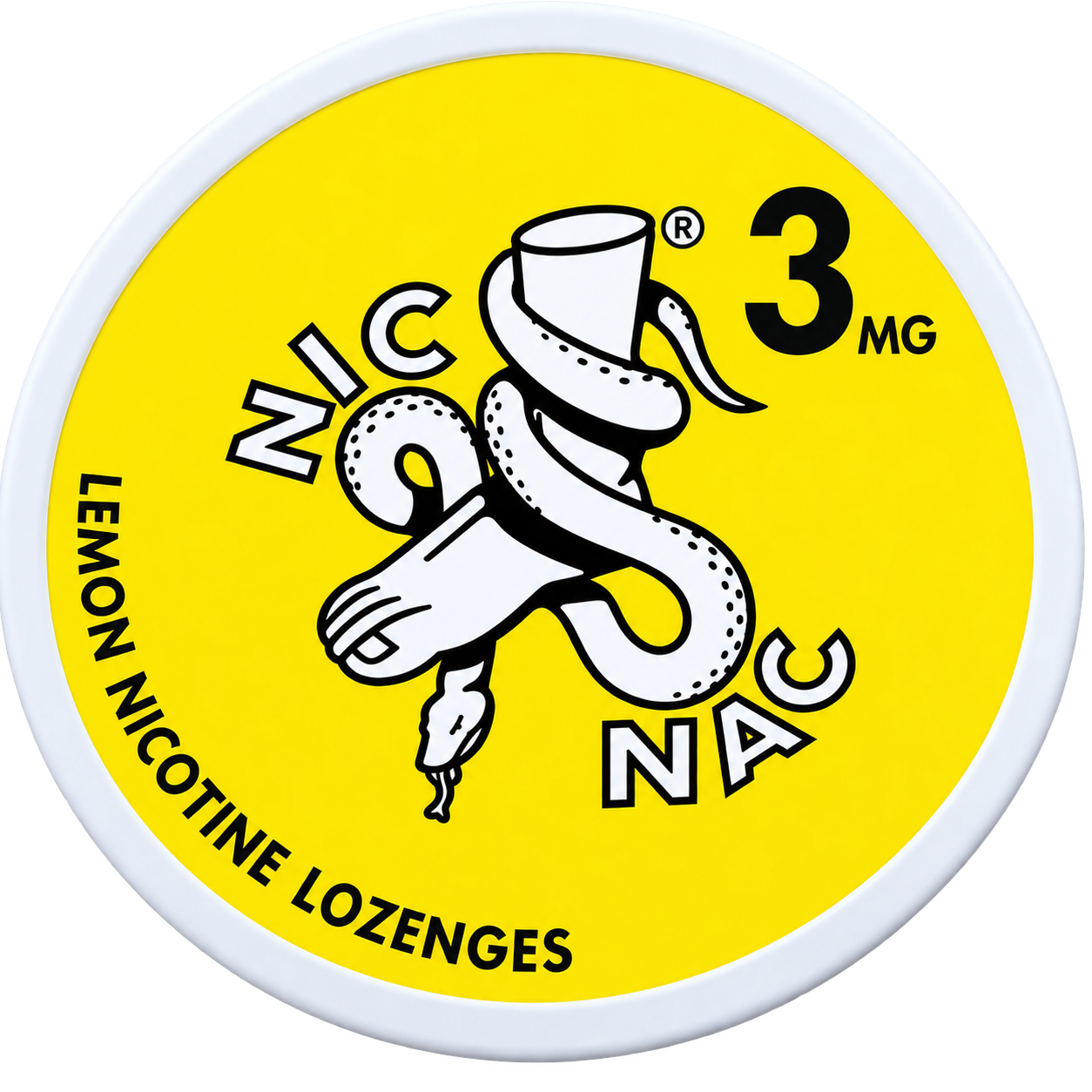 Nic Nac Lemon 3MG Nicotine Lozenges