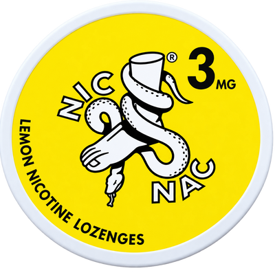 Nic Nac Lemon 3MG Nicotine Lozenges