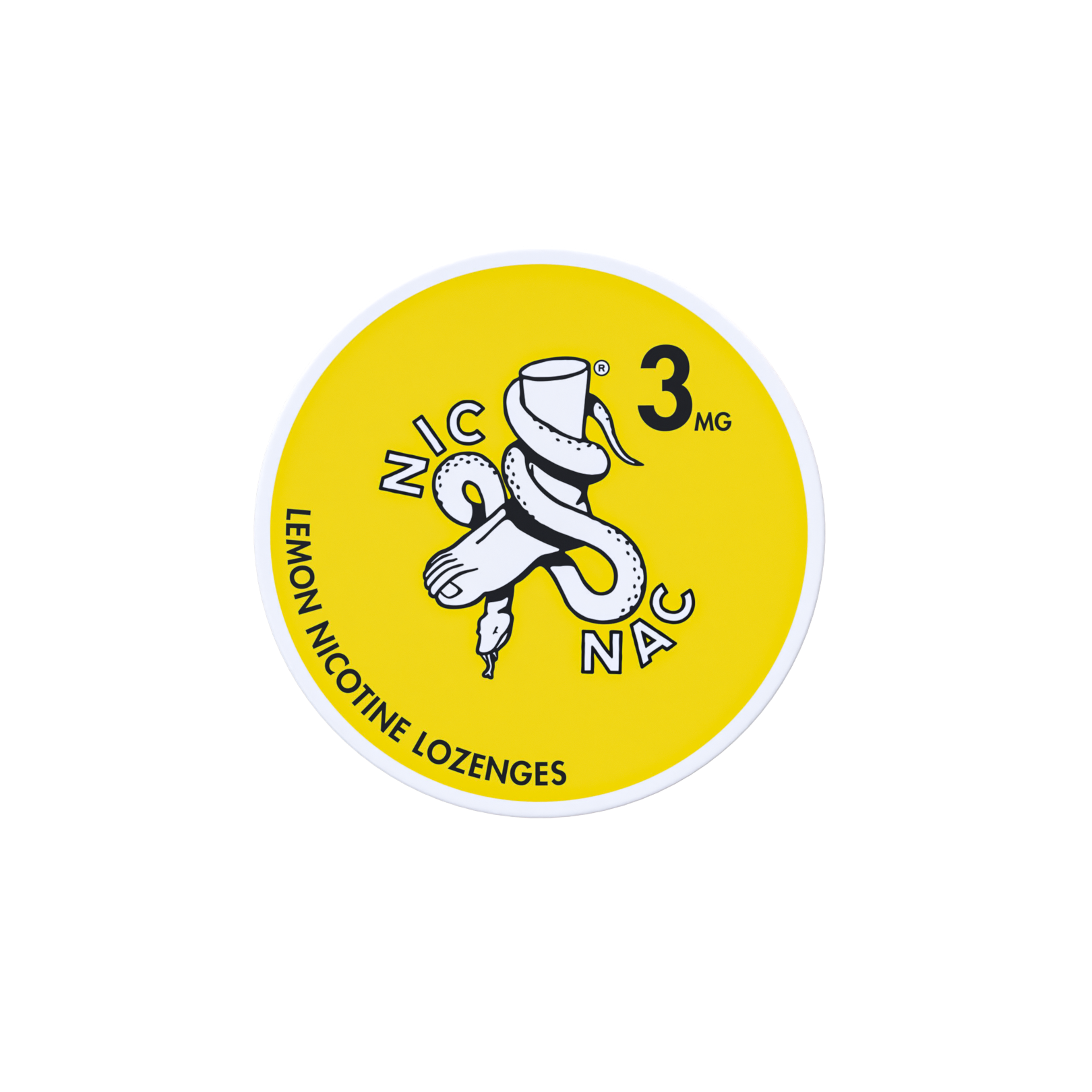 Nic Nac Lemon 3MG Nicotine Lozenges