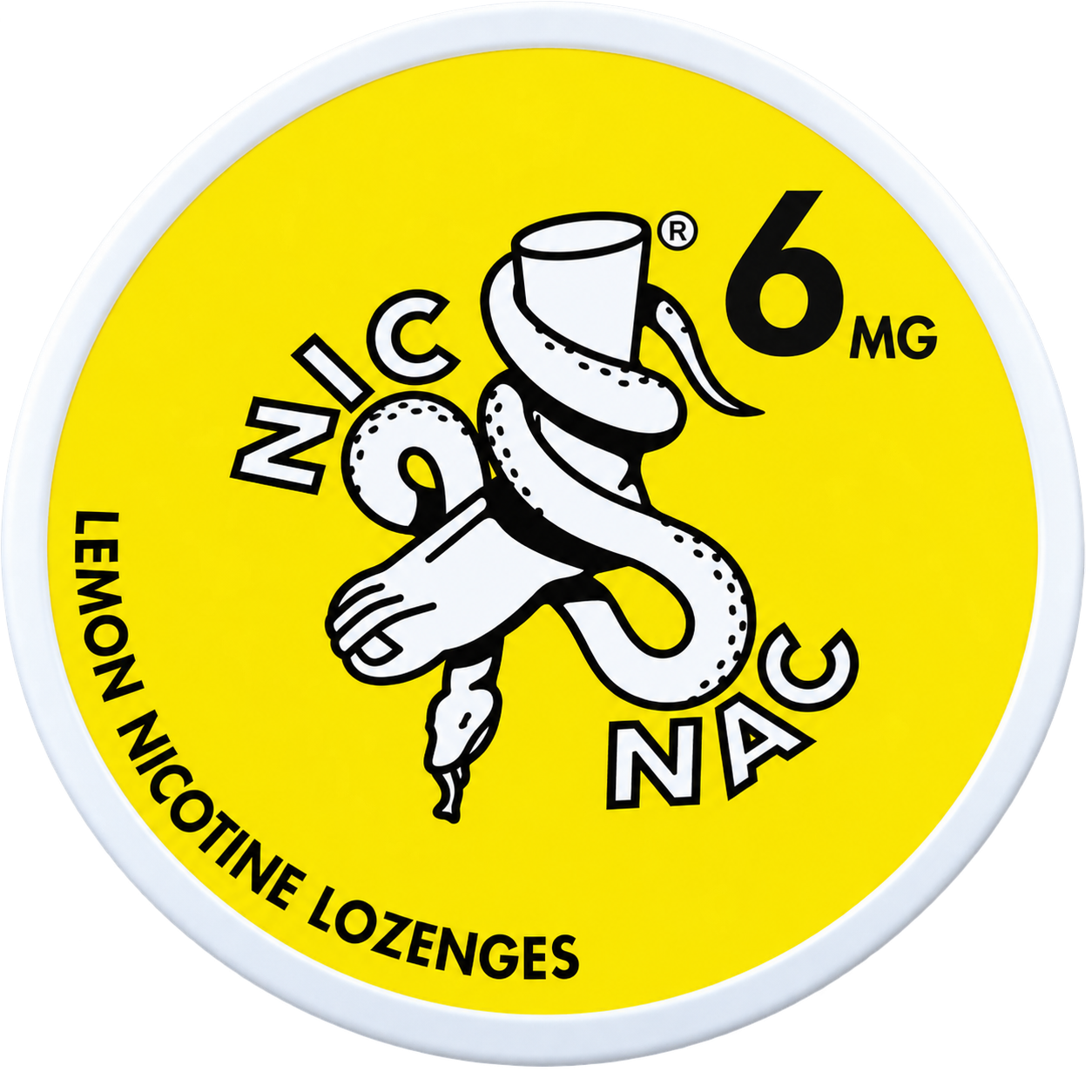 Nic Nac Lemon 6MG Nicotine Lozenges