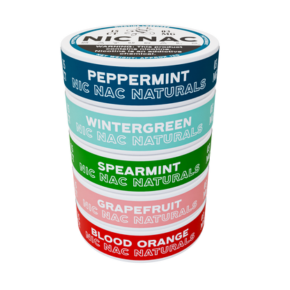 Nic Nac Pack Of 5 Mixed Pack Nicotine Lozenges