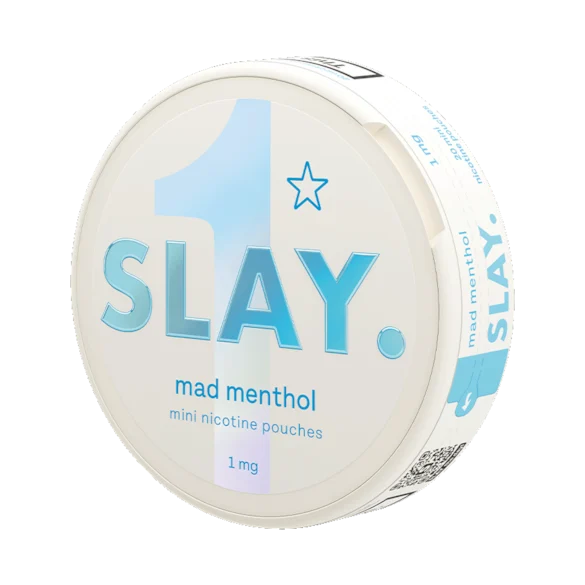 Slay Mad Menthol Mini 1MG Nicotine Pouches