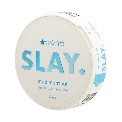 Mad Menthol 3MG Mini Nicotine Pouches Side View