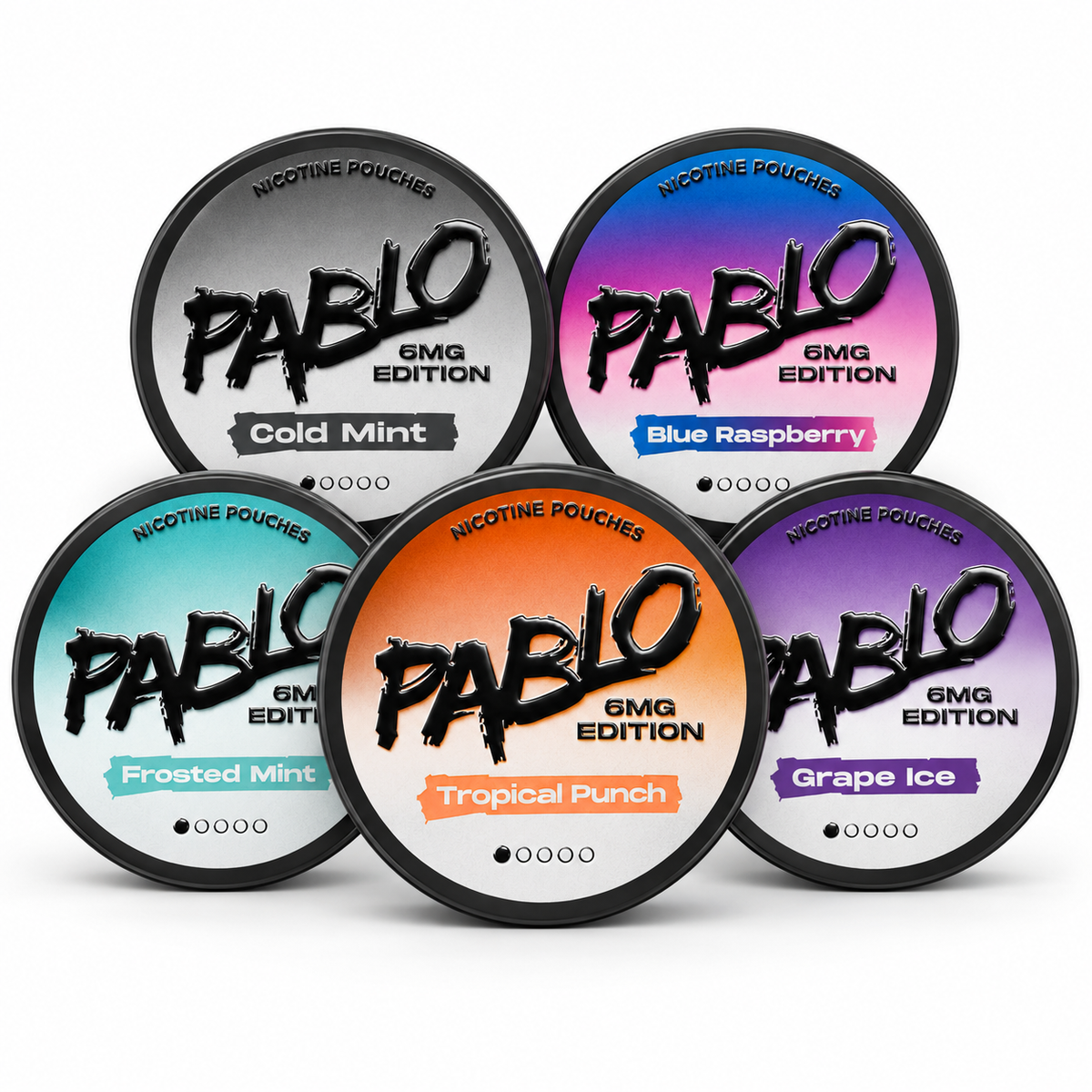 Pablo 6MG Edition New Nicotine Pouches Bundle 