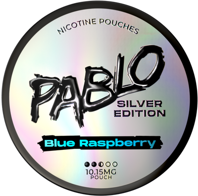 Pablo Silver Blue Raspberry Nicotine Pouches