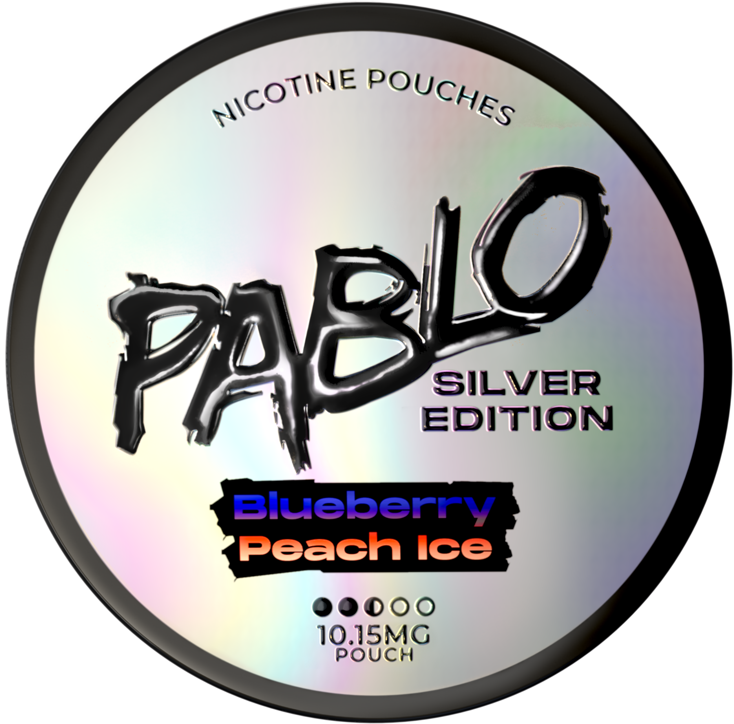Pablo Silver Blueberry Peach Ice Nicotine Pouches