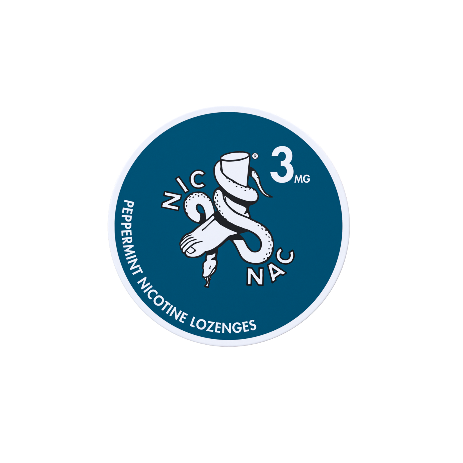Nic Nac Peppermint 3MG Nicotine Lozenges