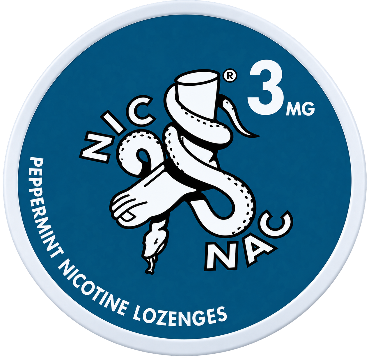 Nic Nac Peppermint 3MG Nicotine Lozenges