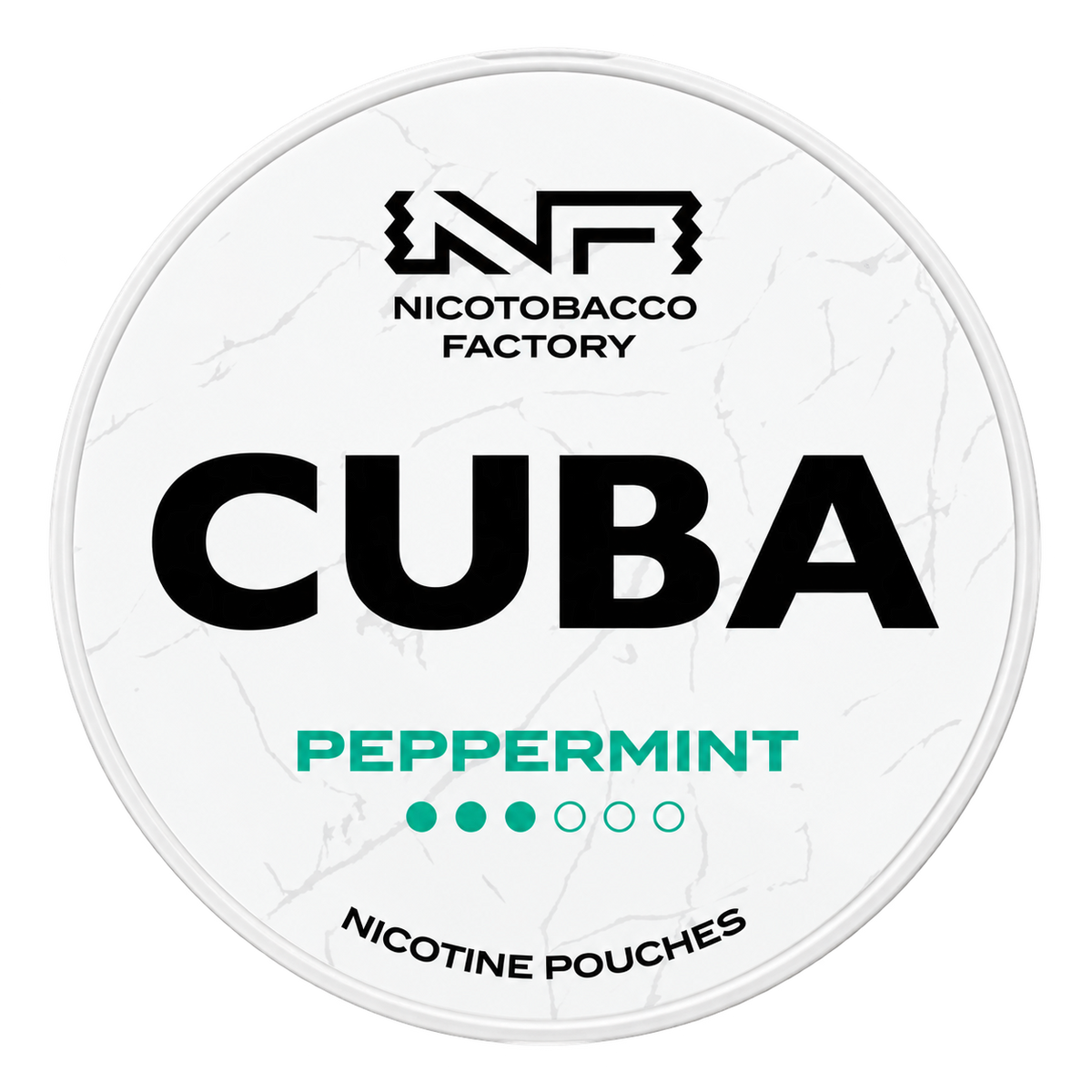 Cuba White Peppermint 10.4MG Nicotine Pouches
