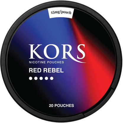 Kors Red Rebel 15MG Nicotine Pouches