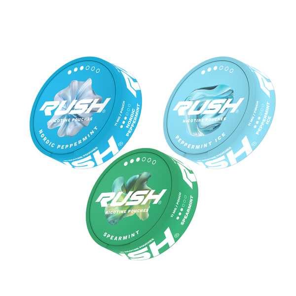 Rush Pro Mint Nicotine Pouch Bundle