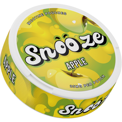 Snooze Apple Side View Nicotine Pouches