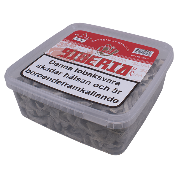 SIBERIA 500g Box Red -80 Degrees White Dry Portion Nicotine Pouch Box