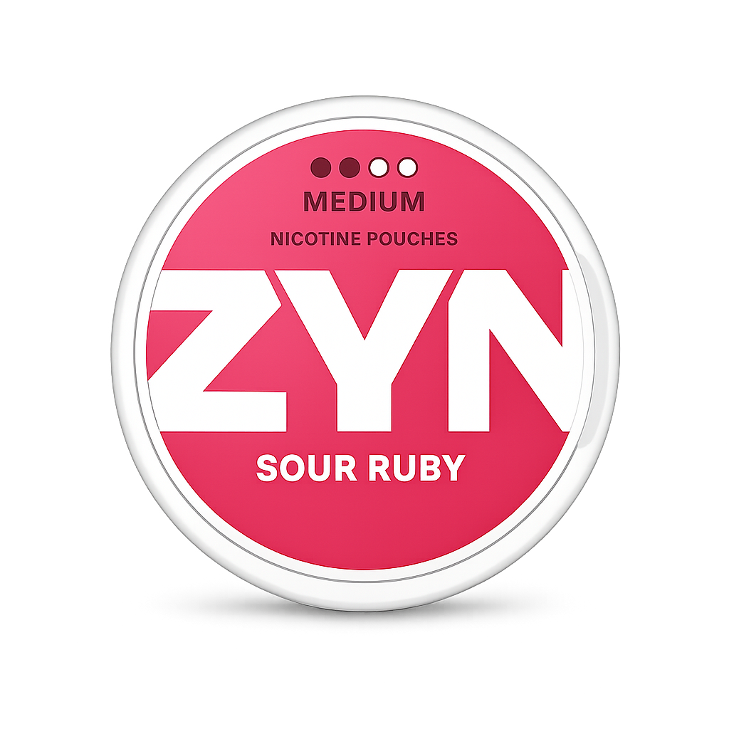 ZYN Sour Ruby Medium 6MG Nicotine Pouches