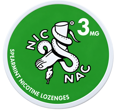 Nic Nac Spearmint 3MG Nicotine Lozenges