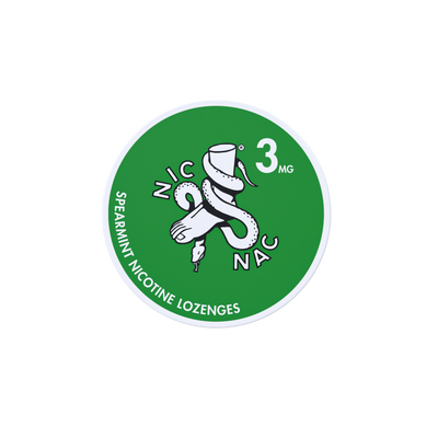 Nic Nac Spearmint 3MG Nicotine Lozenges