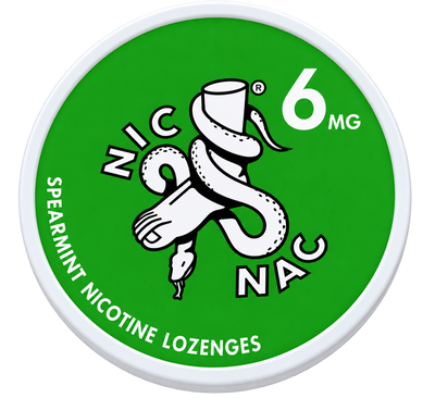 Nic Nac Spearmint 6MG Nicotine Lozenges