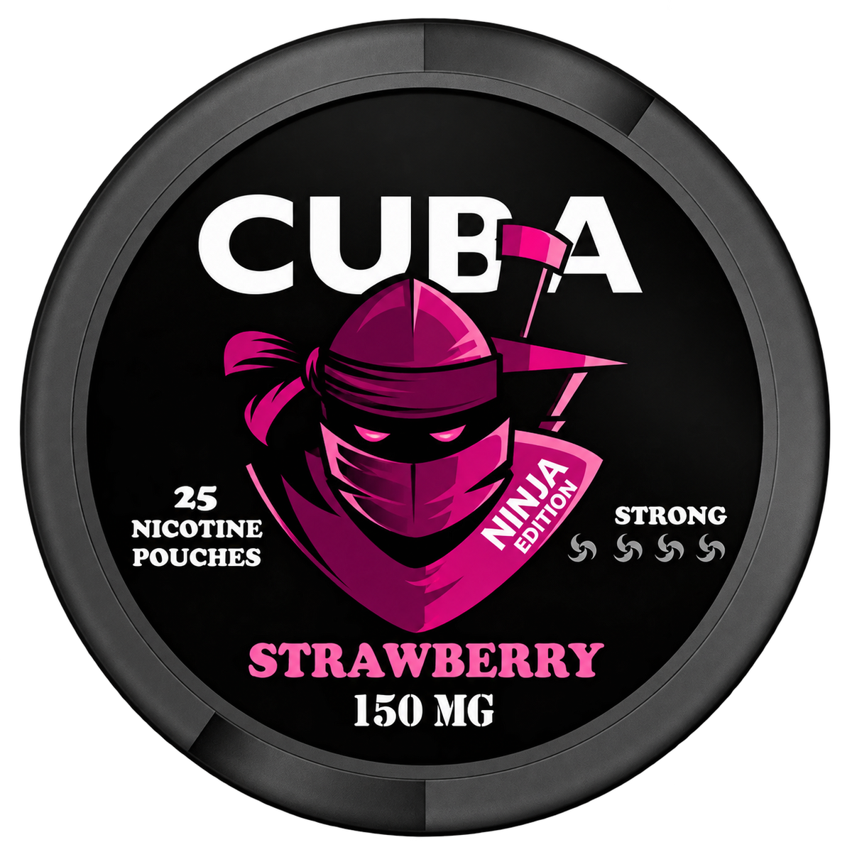 Cuba Ninja Strawberry 150MG Nicotine Pouches
