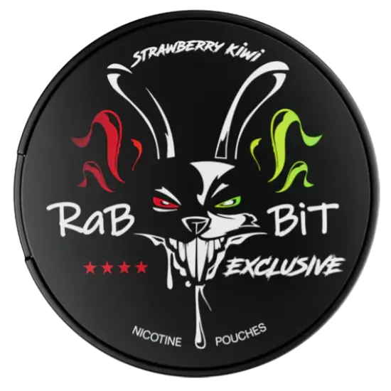 Rabbit Exclusive Strawberry Kiwi Nicotine Pouches