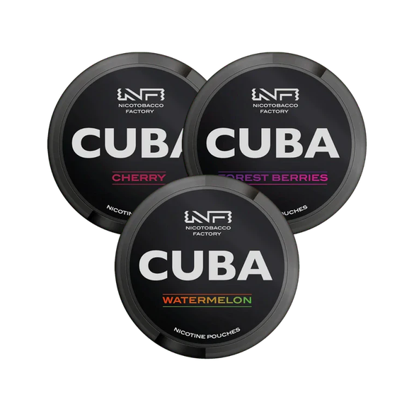 Cuba Black Top 3 Bundle 43MG Nicotine Pouches