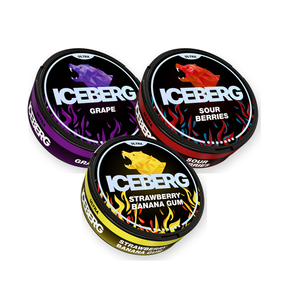 Iceberg Ultra Top 3 Bundle Nicotine Pouches