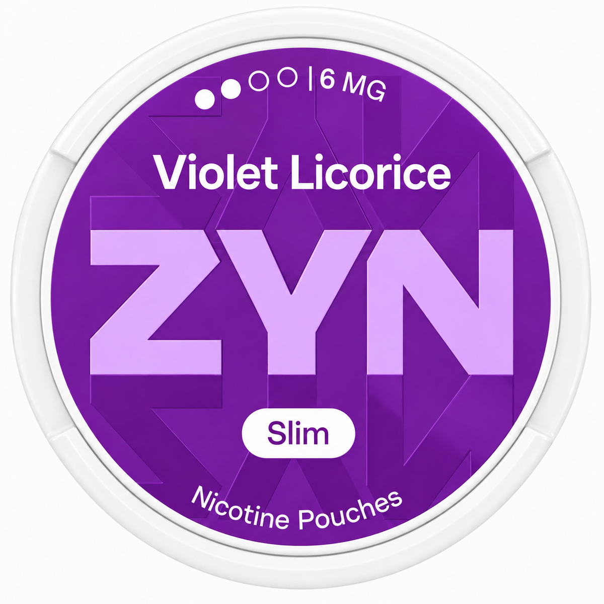 ZYN Violet Licorice Slim 6MG Nicotine Pouches