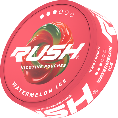 Rush Pro Watermelon Ice Side View Nicotine Pouches