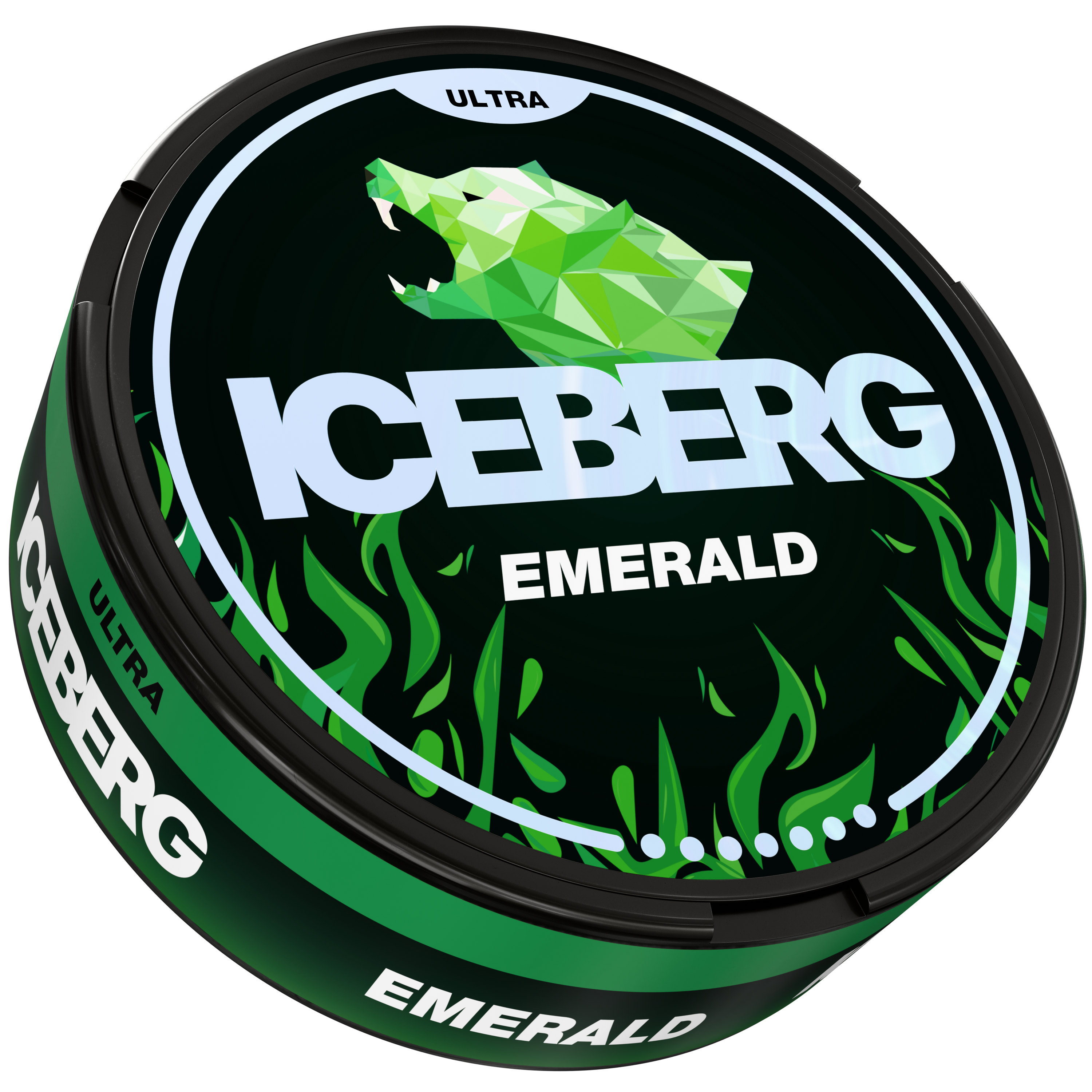 Iceberg Ultra Emerald Nicotine Pouches Side View