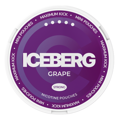 Iceberg Mini Grape Top View Nicotine Pouches