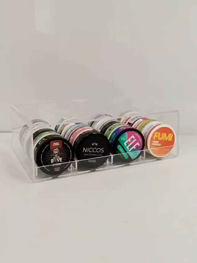 Load video: Video Demonstrating the Nicotine Pouch Display Stand Filled With Nicotine Pouches
