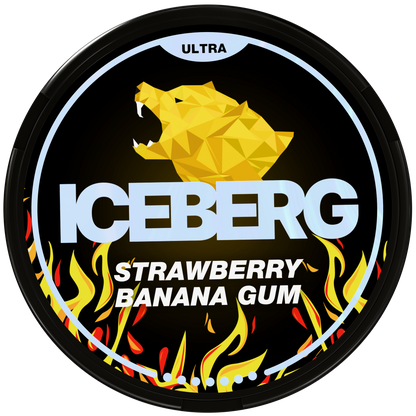 Iceberg Ultra Strawberry Banana Gum Nicotine Pouches