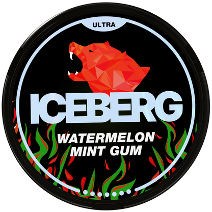 Iceberg Ultra Watermelon Mint Gum Nicotine Pouches