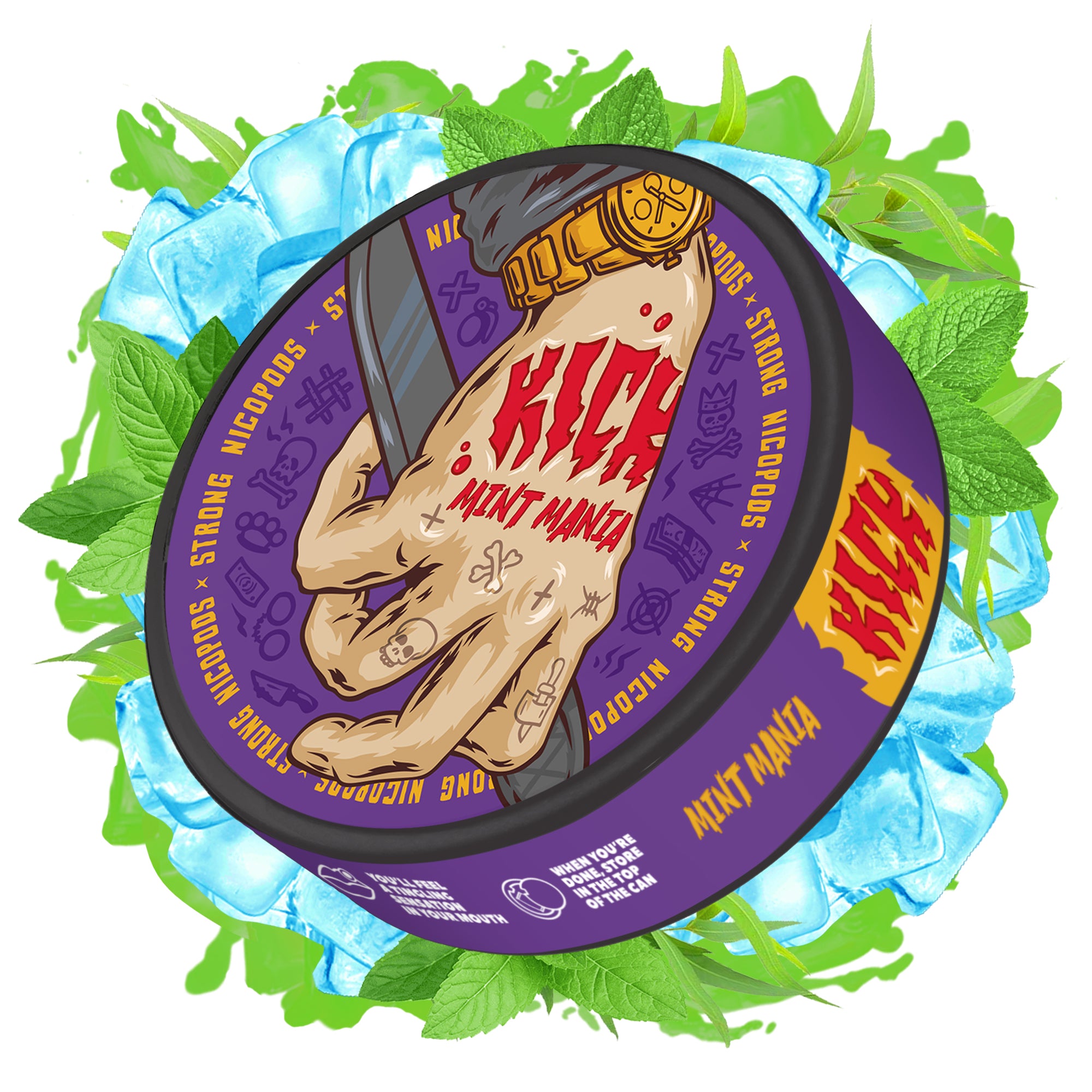 KICK Mint Mania - pouchline