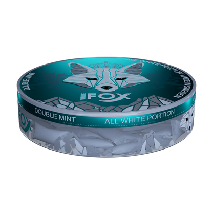 WHITE FOX Double Mint Nicotine Pouches